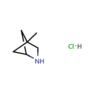 Chemical structure of 4-Methyl-2-azabicyclo[2.1.1]hexane hydrochloride , CAS 2225147-59-9, AChemBlock AD261601
