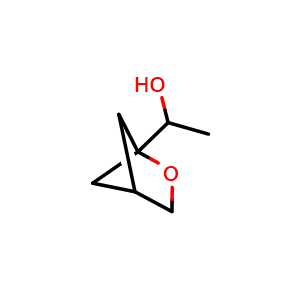 Chemical structure of 1-(2-Oxabicyclo[2.1.1]hexan-1-yl)ethanol , CAS 2243509-28-4, AChemBlock AD261618