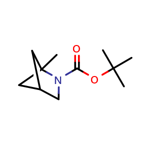 Chemical structure of 2-Boc-1-methyl-2-azabicyclo[2.1.1]hexane , CAS 2173473-64-6, AChemBlock AD261619