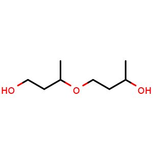 Chemical structure of 3-(3-Hydroxybutoxy)-1-butanol , CAS 65849-81-2, AChemBlock AD261862