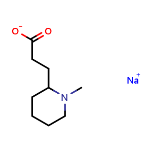 Sodium 3-(1-methyl-2-piperidyl)propanoate