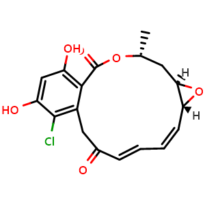 Chemical structure of Radicicol , CAS 12772-57-5, AChemBlock AD261946
