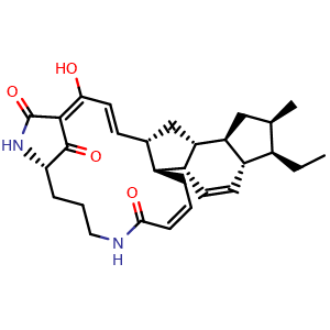 Chemical structure of Ikarugamycin , CAS 36531-78-9, AChemBlock AD261953