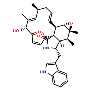 Chemical structure of Chaetoglobosin A , CAS 50335-03-0, AChemBlock AD261960