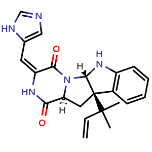 Chemical structure of Roquefortin C , CAS 58735-64-1, AChemBlock AD261963