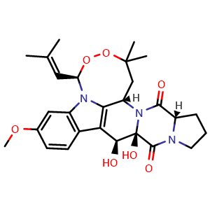 Chemical structure of Verruculogen , CAS 12771-72-1, AChemBlock AD261968