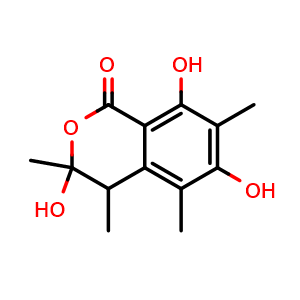 Chemical structure of Sclerotinin A , CAS 22377-73-7, AChemBlock AD262002