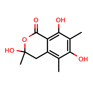 Chemical structure of Sclerotinin B , CAS 27678-57-5, AChemBlock AD262003