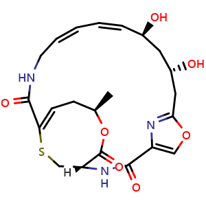 Chemical structure of Griseoviridin , CAS 53216-90-3, AChemBlock AD262006