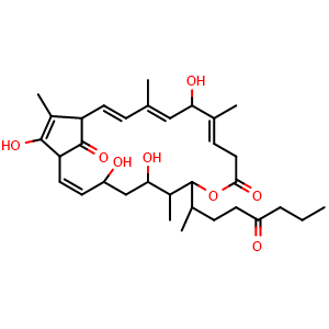 Chemical structure of 17-Hydroxyventuricidin A , CAS 113204-43-6, AChemBlock AD262023