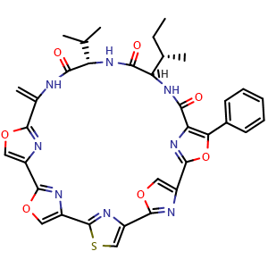 Chemical structure of Mechercharmycin A , CAS 822520-96-7, AChemBlock AD262032