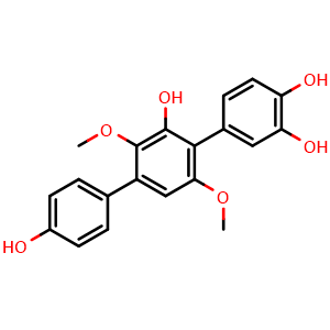 Chemical structure of 3-Hydroxyterphenyllin , CAS 66163-76-6, AChemBlock AD262033