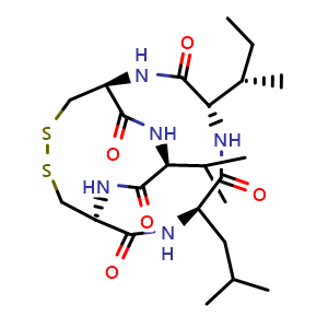Chemical structure of Malformin A , CAS 3022-92-2, AChemBlock AD262038