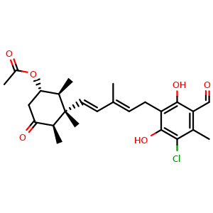 Chemical structure of Ilicicolin F , CAS 22738-98-3, AChemBlock AD262047