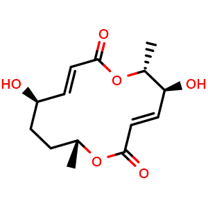Chemical structure of Clonostachydiol , CAS 2205018-06-8, AChemBlock AD262051