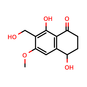 Chemical structure of 10-Norparvulenone , CAS 618104-32-8, AChemBlock AD262058