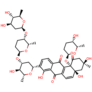Chemical structure of Urdamycin A , CAS 98474-21-6, AChemBlock AD262073
