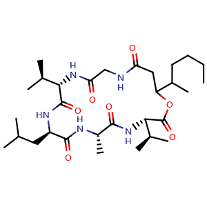 Chemical structure of Iso-Isariin B , CAS 1290627-99-4, AChemBlock AD262076