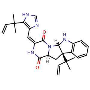 Chemical structure of Roquefortin E , CAS 871982-52-4, AChemBlock AD262081
