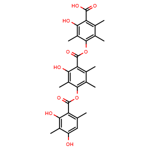 Chemical structure of Thielavin B , CAS 71950-67-9, AChemBlock AD262094