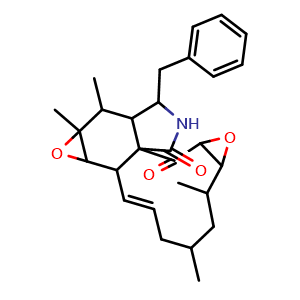 Chemical structure of 11-benzyl-4,6,12,12a-tetramethyl-3,5,6,6a,7a,10,11,11a,12,12a,13a,13b-dodecahydro-8H-oxireno[2,3-f]oxireno[2',3':9,10]cycloundeca[1,2-d]isoindole-8,9(4H)-dione , CAS 2734691-78-0, AChemBlock AD262102