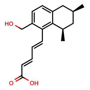 Chemical structure of Arohynapene B , CAS 154445-09-7, AChemBlock AD262108