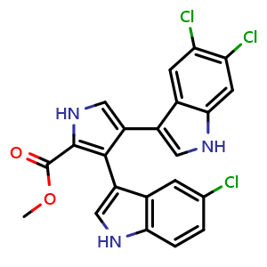 Chemical structure of Lynamicin B , CAS 861149-19-1, AChemBlock AD262116