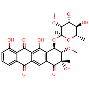 Chemical structure of Aranciamycin , CAS 72389-06-1, AChemBlock AD262132