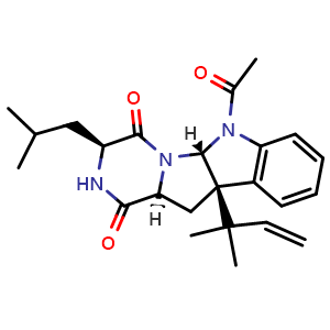 Chemical structure of Verrucofortine , CAS 113706-21-1, AChemBlock AD262139