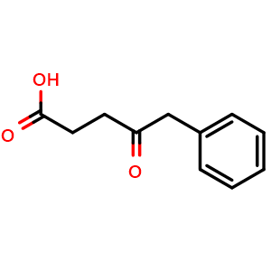 Chemical structure of 5-Phenyllevulinic acid , CAS 3183-15-1, AChemBlock AD262140