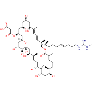 Chemical structure of Azalomycin F4a , CAS 81545-42-8, AChemBlock AD262146