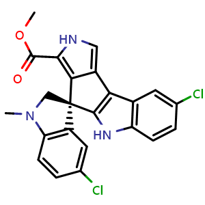 Chemical structure of Spiroindimicin B , CAS 1380717-82-7, AChemBlock AD262179