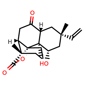 Chemical structure of 11-hydroxyrosenonolactone , CAS 28816-87-7, AChemBlock AD262187