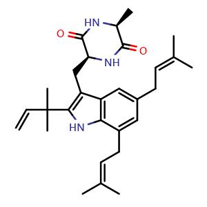 Chemical structure of Echinulin , CAS 1859-87-6, AChemBlock AD262199
