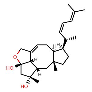Chemical structure of Ophiobolin H , CAS 90108-64-8, AChemBlock AD262202