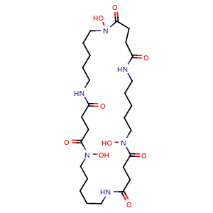 Chemical structure of Nocardamine , CAS 26605-16-3, AChemBlock AD262203