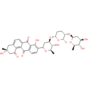 Chemical structure of Urdamycin B , CAS 104542-46-3, AChemBlock AD262214