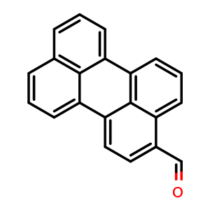 Chemical structure of Perylene-3-carbaldehyde , CAS 35438-63-2, AChemBlock AD262268