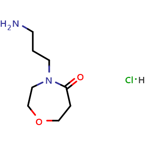 4-(3-Aminopropyl)-1,4-oxazepan-5-one hydrochloride