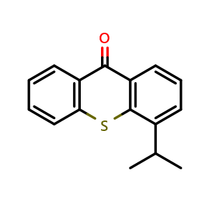 Chemical structure of 4-Isopropylthioxanthone , CAS 83846-86-0, AChemBlock AD262400