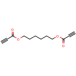 Chemical structure of Hexane-1,6-diyl dipropiolate , CAS 74987-93-2, AChemBlock AD262426
