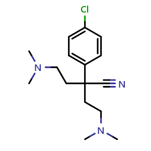 2-(4-Chlorophenyl)-4-(dimethylamino)-2-(2-(dimethylamino)ethyl)butanenitrile