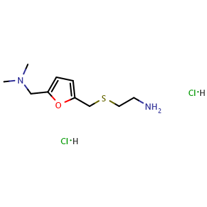 2-(((5-((Dimethylamino)methyl)furan-2-yl)methyl)thio)ethan-1-amine dihydrochloride