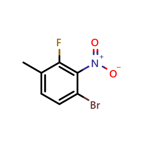 1-Bromo-3-fluoro-4-methyl-2-nitrobenzene