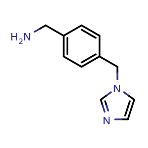 {4-[(1H-Imidazol-1-yl)methyl]phenyl}methanamine