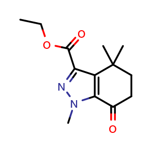 1,4,4-Trimethyl-7-oxo-4,5,6,7-tetrahydro-1H-indazole-3-carboxylic acid ethyl ester