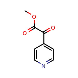 Chemical structure of Methyl 2-oxo-2-(pyridin-4-yl)acetate , CAS 1822965-63-8, AChemBlock AD262885