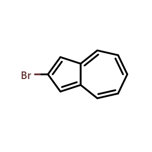 Chemical structure of 2-Bromoazulene , CAS 58312-57-5, AChemBlock AD262892
