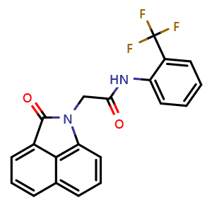 Chemical structure of ZINC00640089 , CAS 667880-11-7, AChemBlock AD262896