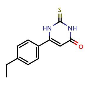 6-(4-ethylphenyl)-2-thioxo-2,3-dihydropyrimidin-4(1H)-one